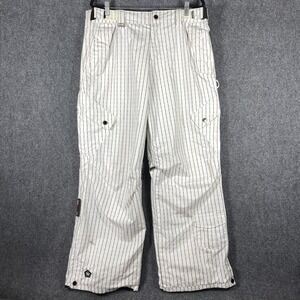 Sessions Terrain Series RECCO 5kmm Adjustable Snow Pants Black AOP Size Large